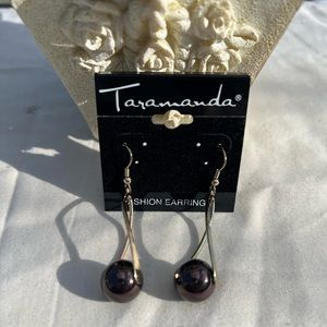 taramanda jewelry ball hanging earrings